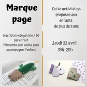 Atelier Marque page