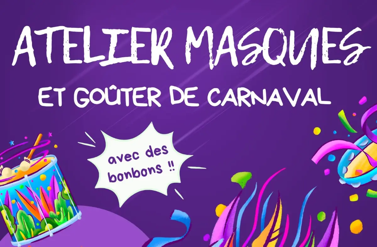 Atelier masques de Carnaval