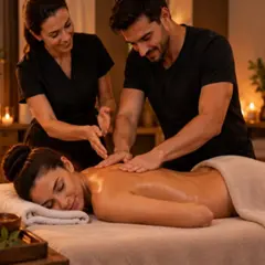 Atelier massage en couple à Archamps (74)