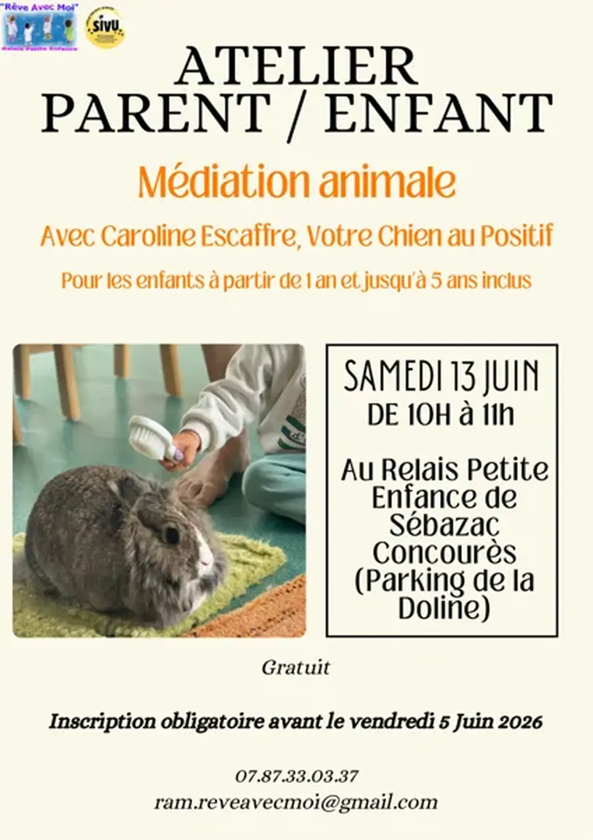 Atelier: Médiation animale