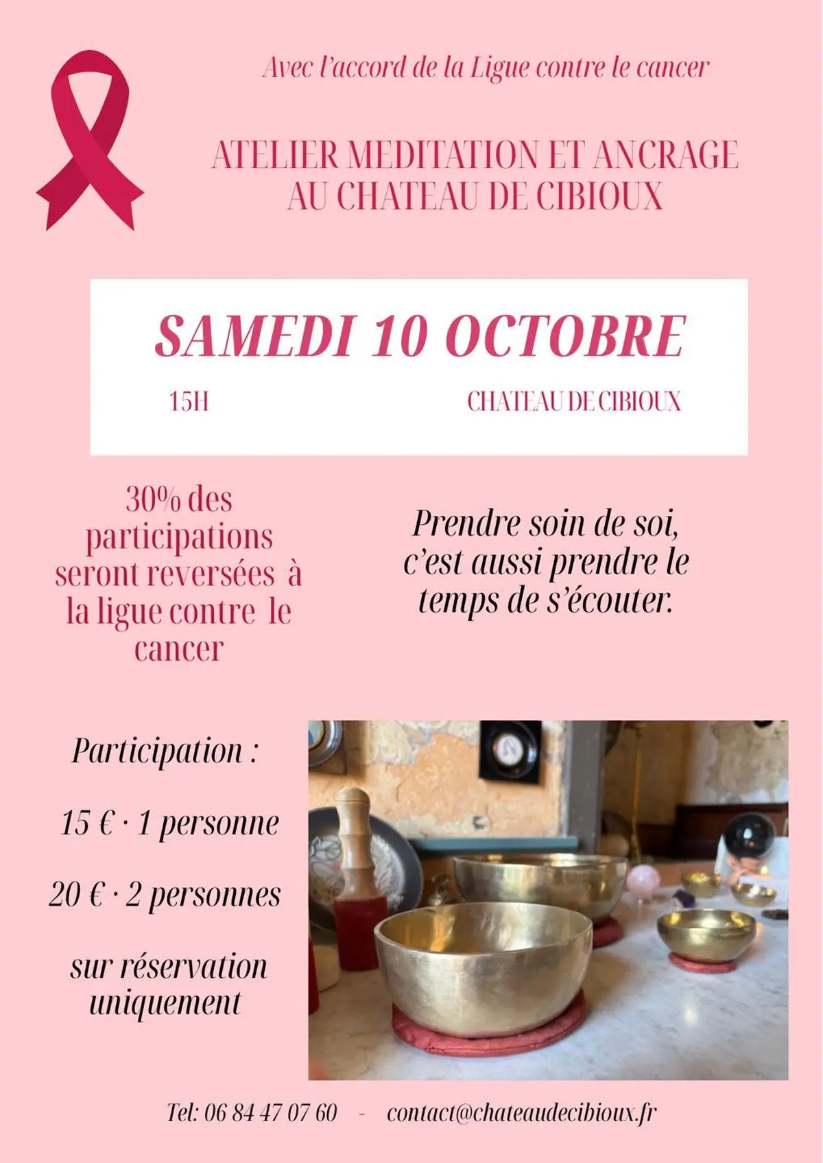 Atelier médiation et ancrage au château de Cibioux