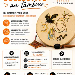Atelier méditation collective au tambour