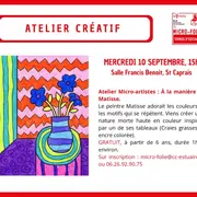 Atelier micro artistes - Boule à Neige avec la micro folie