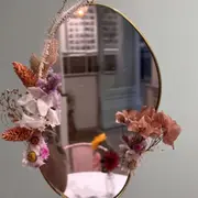Atelier miroir en fleurs séchées à Bourges (18)