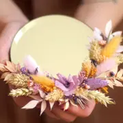 Atelier miroir en fleurs séchées à Paris 19ème