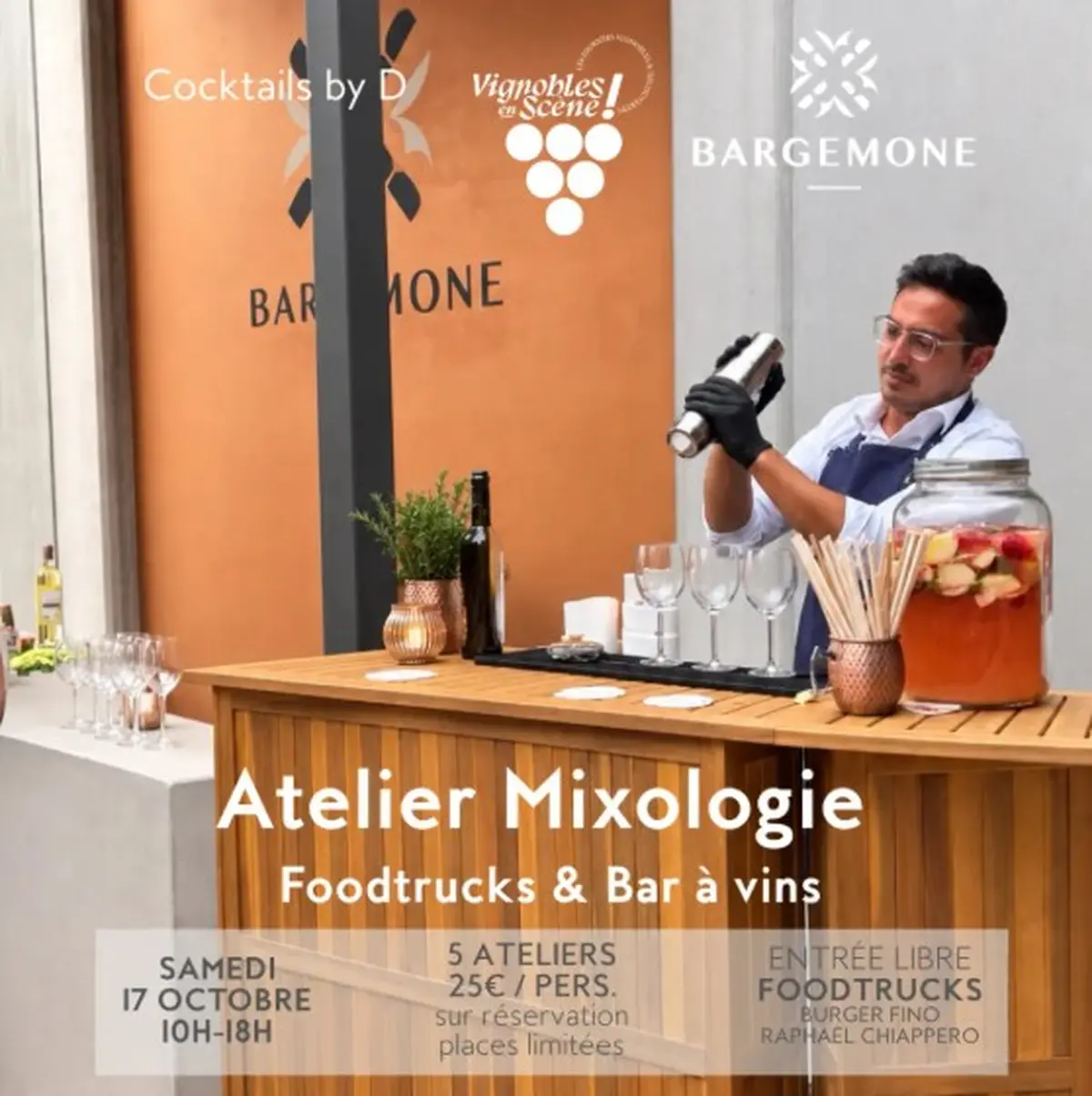 Atelier Mixologie et Foodtruck au Domaine Bargemone