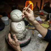 Atelier modelage d'un jizô japonais à Dijon (21)