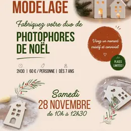 Atelier modelage - Fabriquer son photophore de Noël