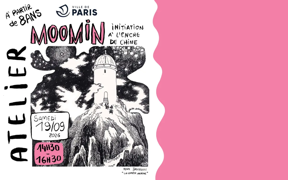 Atelier Moomin : initiation à l'encre de chine