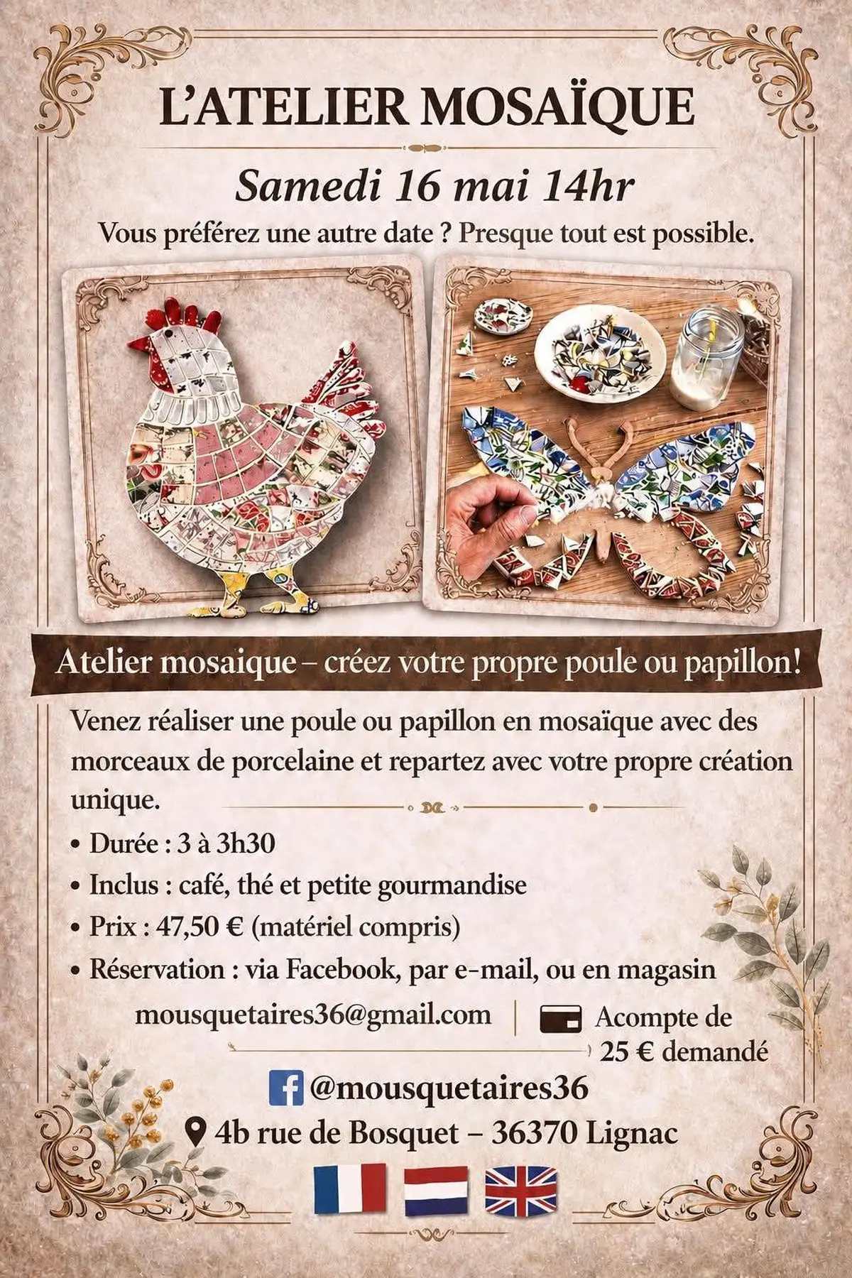Atelier mosaïque
