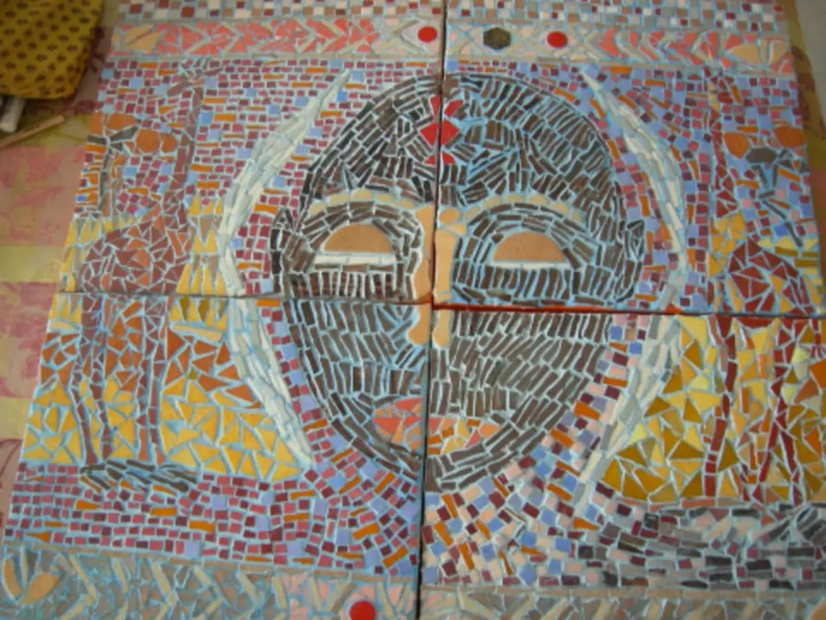 Atelier mosaïque à Tillières (49)