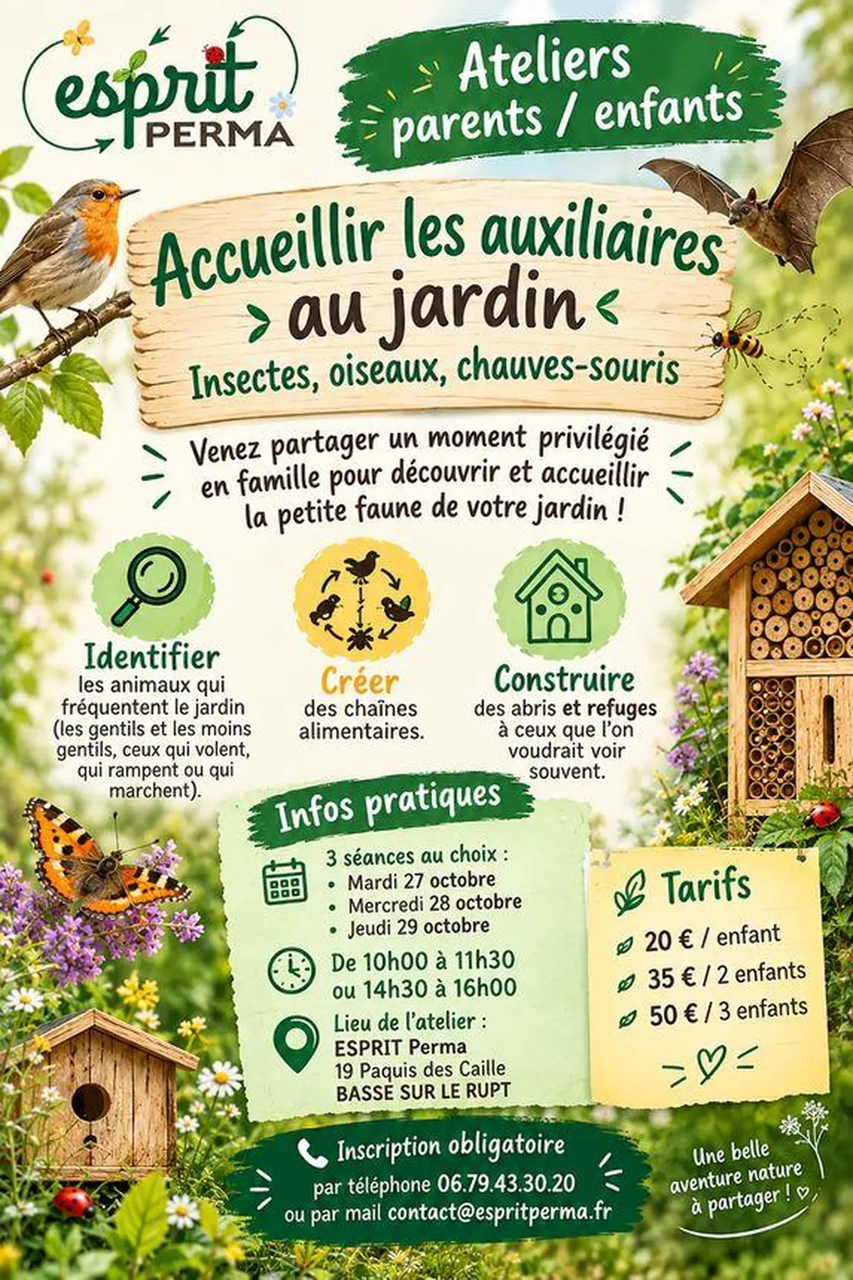 Atelier nature & jardin pour enfants