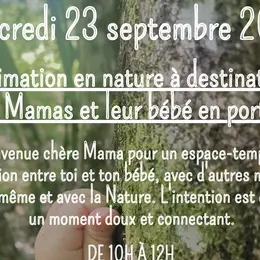 Atelier nature maman bébé