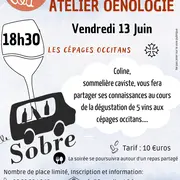 Atelier œnologie au 3ème lieu - Les cépages Occitans