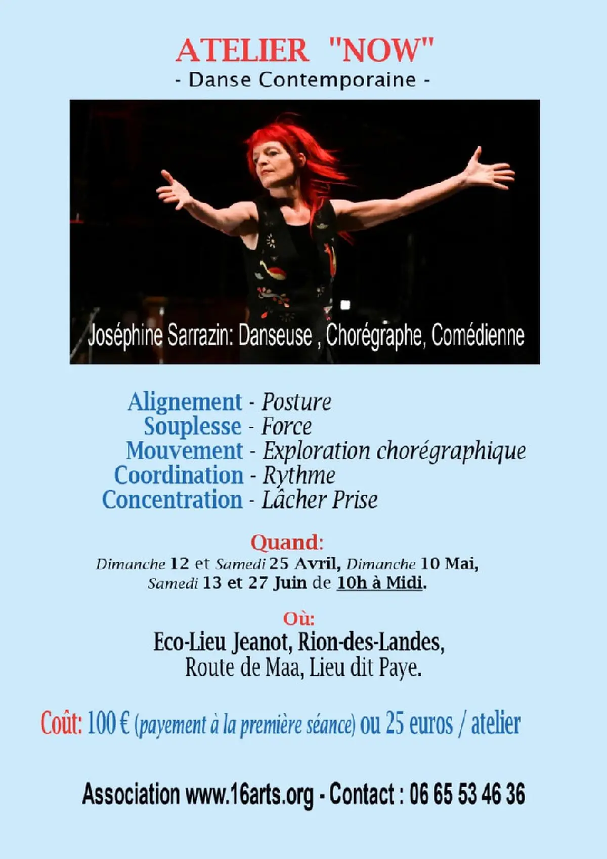 Atelier Now : Danse contemporaine