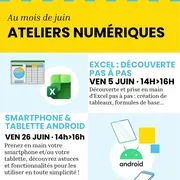 Atelier numérique (Débutant) Smartphone et tablettes Android