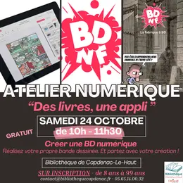 Atelier numérique  «Des Livres, une Appli»