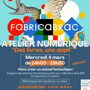 Atelier Numérique : “Des livres, une appli” à la bibliothèque de Capdenac-Le-Haut