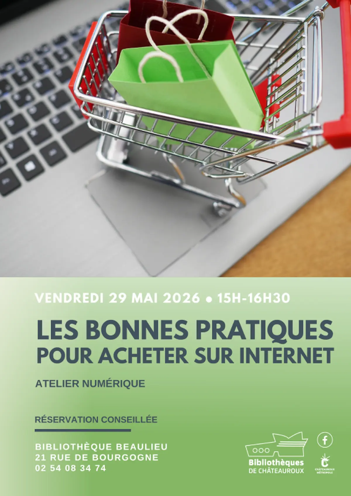 Atelier Numérique : Les bonnes pratiques pour acheter sur Internet