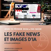 Atelier numérique : Les fake news et images d'IA