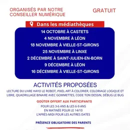 Atelier numérique sans écran