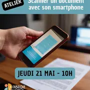 Atelier numérique : scanner des documents à l'aide d'un smartphone