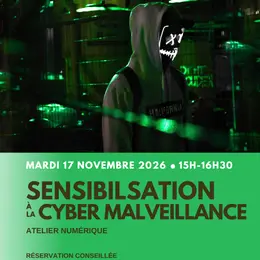 Atelier numérique : Sensibilisation à la cybermalveillance