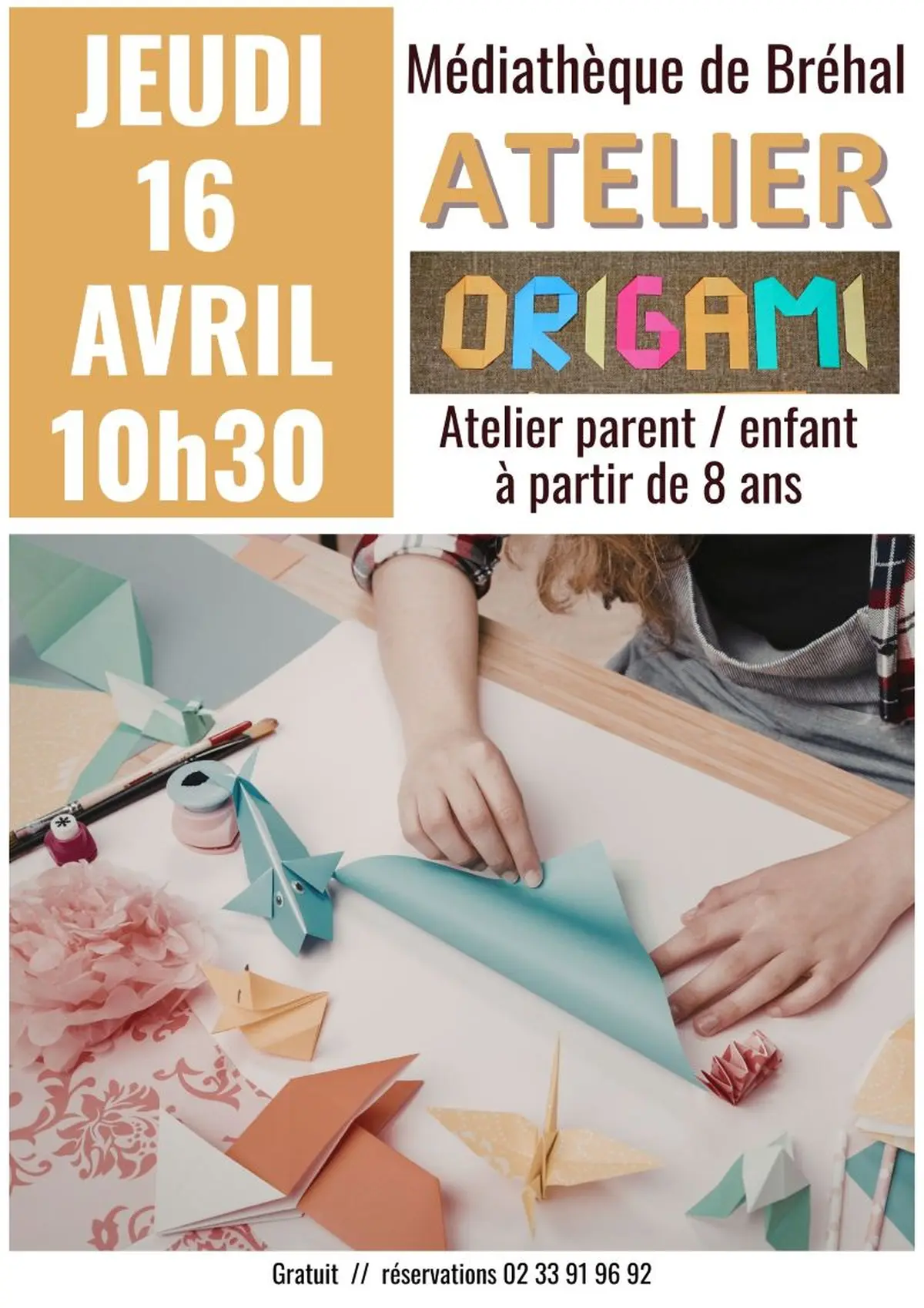 Atelier origami parent /enfant