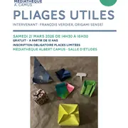 Atelier Origami - Pliages utiles