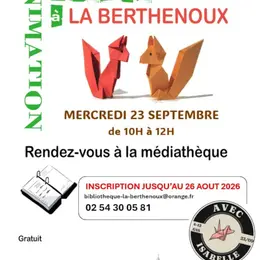 Atelier origami pour les 4-12 ans