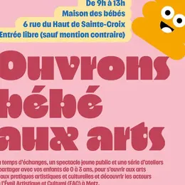 Atelier - Ouvrons bébé aux arts