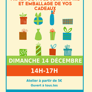 Atelier papier cadeau sérigraphié