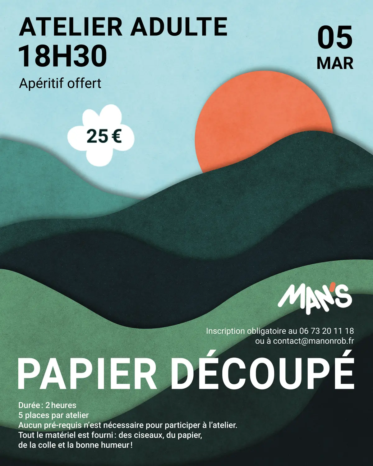 Atelier Papier découpé - Paysage