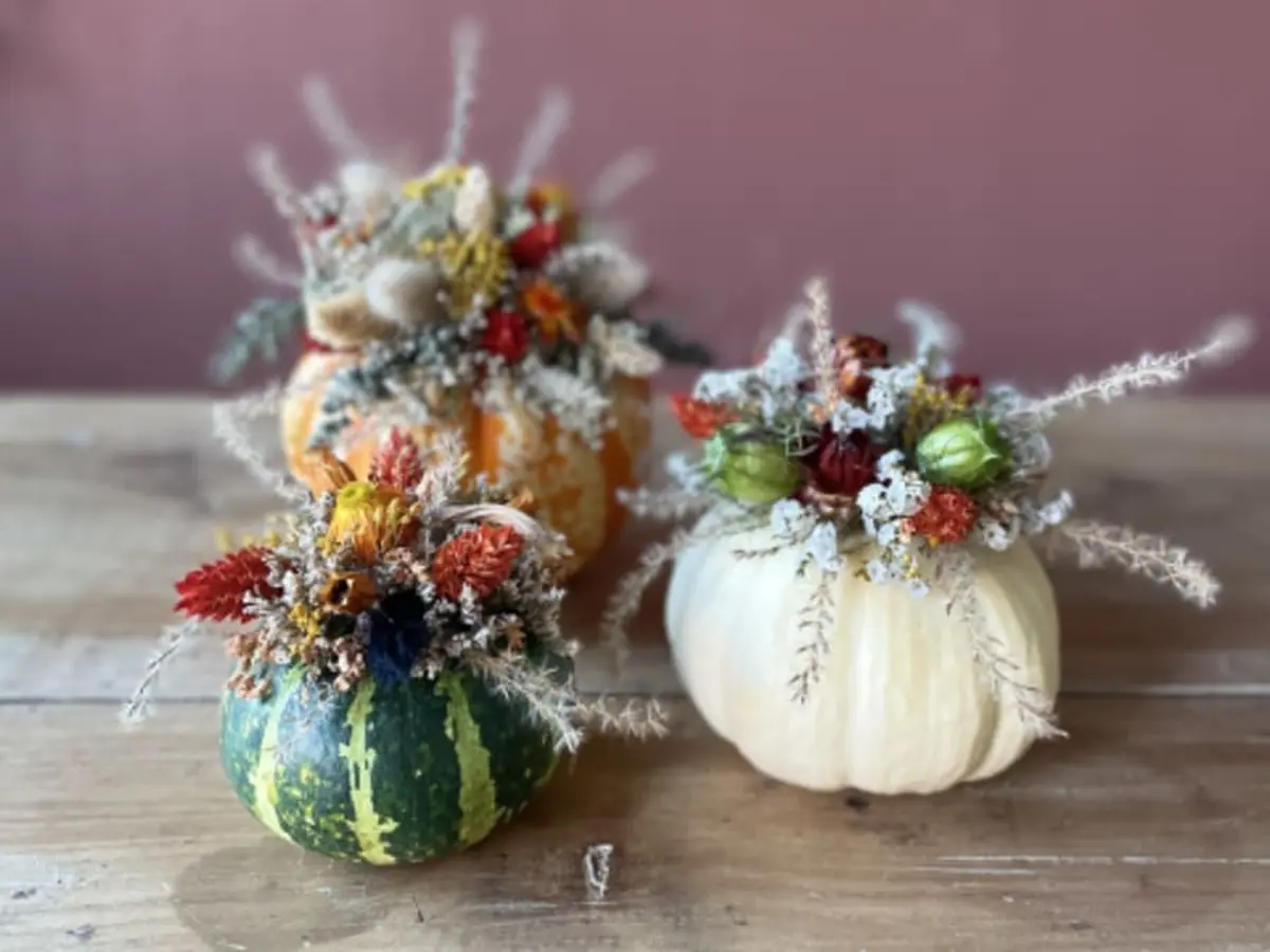 Atelier parent/enfant Citrouille fleurie à Mouvaux (59)