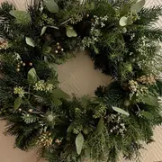 Atelier parent/enfant couronne de Noël à Mouvaux (59)