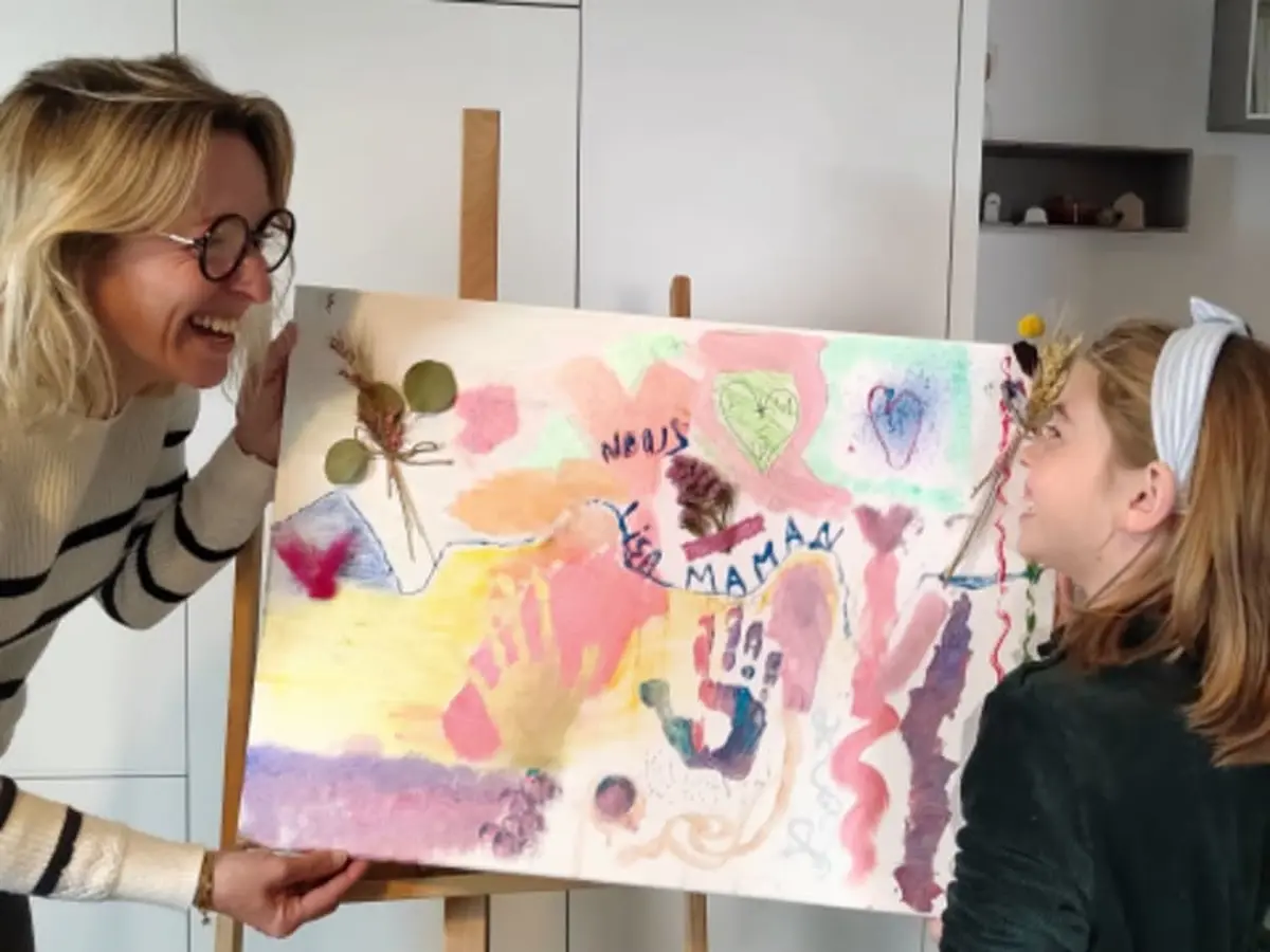 Atelier parent enfant de peinture XXL à Le Pellerin (44)