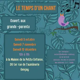 Atelier Parent-enfant : éveil musical 0-3 ans