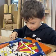 Atelier parent / enfant Le Flipper en bois à Paris 18ème