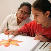 Atelier parent / enfant peinture sur toile à Paris  12ème