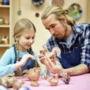 Atelier parent/enfant sculpture animaux à Aix-en-Provence