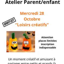 Atelier parent /enfants :  Loisirs créatifs