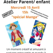 Atelier parent /enfants :  Loisirs créatifs spécial manga.