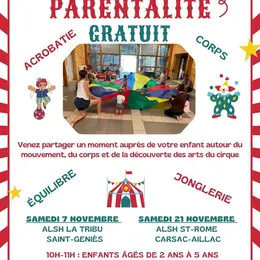 Atelier parentalité – Découverte des arts du cirque