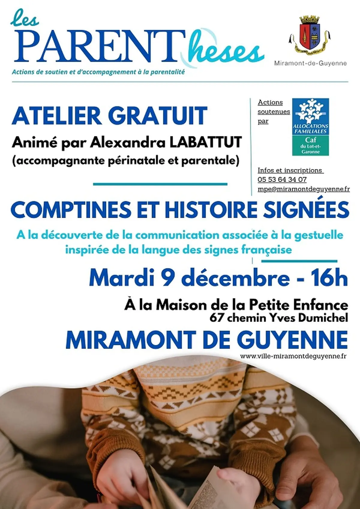 Atelier parenthèse : comptines et histoires signées