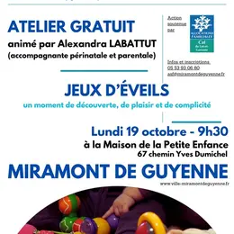 Atelier parenthèse : Jeux d'éveils