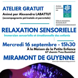 Atelier parenthèse : Relaxation sensorielle