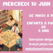 Atelier Parents-Enfants / Jeux de société