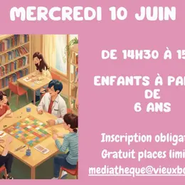 Atelier Parents-Enfants / Jeux de société