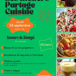 Atelier Partage Cuisine / Centre Social Le Foyer D'Auterive