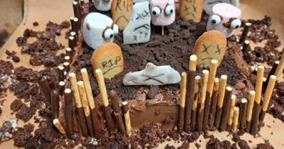Atelier p&acirc;tisserie d'Halloween "G&acirc;teau cimeti&egrave;re" &agrave; l'ouest de Toulouse (31, 32)